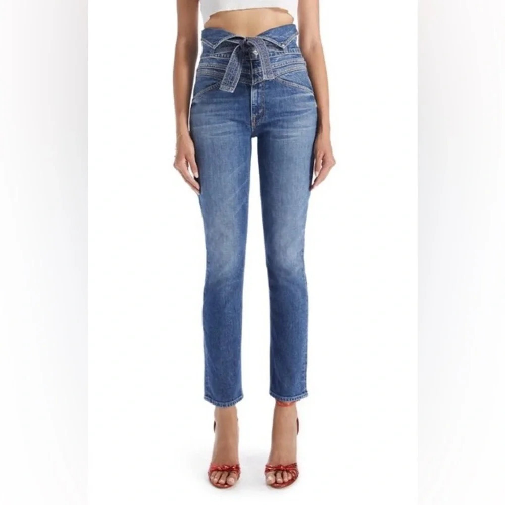 MOTHER SUPERIOR The Triple Stack Dazzler High Waist Skinny Jeans in Awakenings